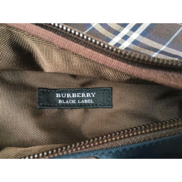 BURBERRY BLACK LABEL(バーバリーブラックレーベル)のバーバリーブラックレーベル　ウエストポーチ　ショルダーバッグ　2WAY ナイロン メンズのバッグ(ボディーバッグ)の商品写真