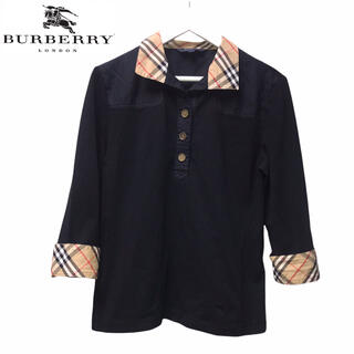 バーバリー(BURBERRY)の美品バーバリーロンドン ポロシャツカットソー(ポロシャツ)