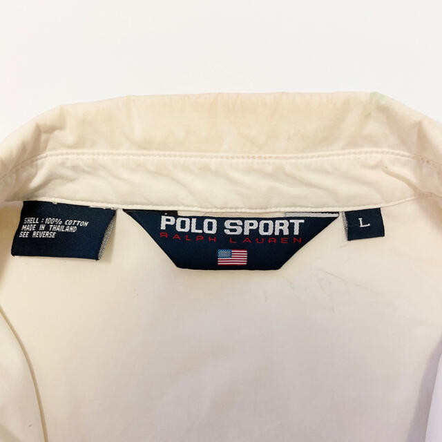 POLO RALPH LAUREN(ポロラルフローレン)のPOLO SPORT ナイロンジャケット ポロスポーツ ヴィンテージ ラルフ　L メンズのジャケット/アウター(ナイロンジャケット)の商品写真