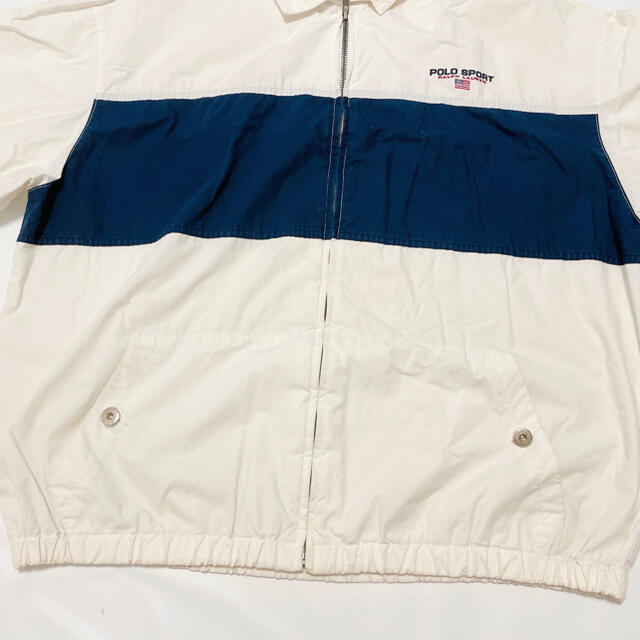 POLO RALPH LAUREN(ポロラルフローレン)のPOLO SPORT ナイロンジャケット ポロスポーツ ヴィンテージ ラルフ　L メンズのジャケット/アウター(ナイロンジャケット)の商品写真