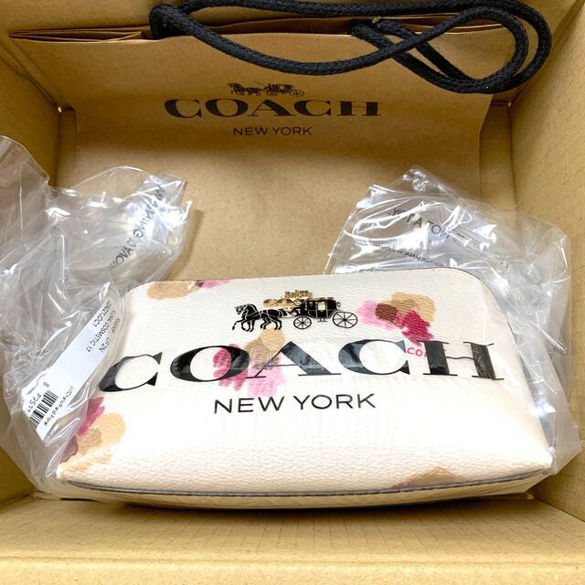 COACH フローラルコスメティックポーチ 7