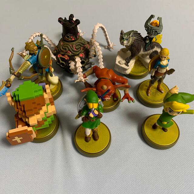 amiibo ゼルダの伝説　リンク　ゼルダ　タクト　ウルフ　ガーディアン