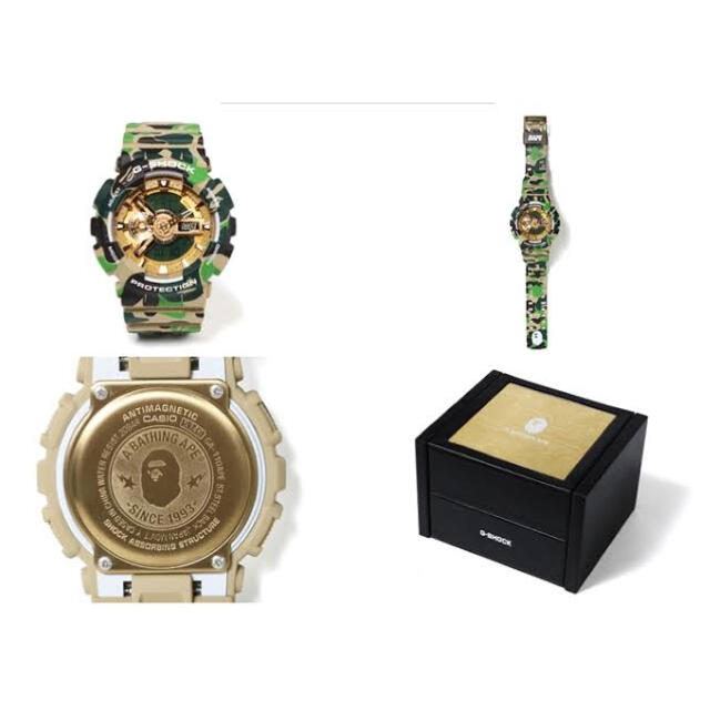 最安 複数可 送料無料 国内正規品 BAPE G-SHOCK 25周年 CAMO