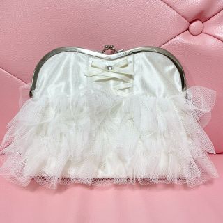 ジルスチュアート(JILLSTUART)の未使用　ジルスチュアート  💗　バレリーナフリルチュールポーチ(ポーチ)