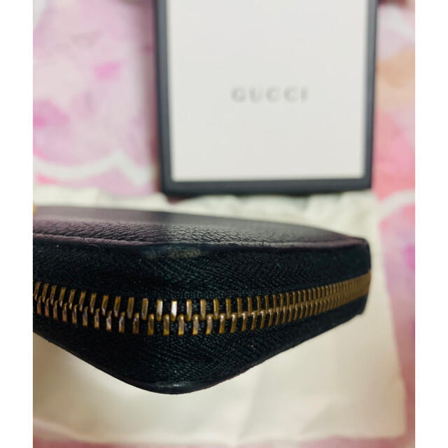 Gucci ラウンドファスナー 長財布の通販 by sk｜グッチならラクマ - GUCCI 美品 高評価定番