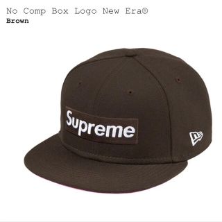 シュプリーム(Supreme)のsupreme No Comp Box Logo New Era Brown(キャップ)