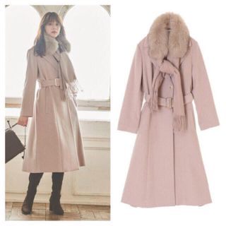 【新品】♡31 sons de mode♡ファーストール付きチェスターコート