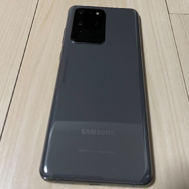 SAMSUNG Galaxy S20 Ultra Cosmic Grayスマートフォン本体