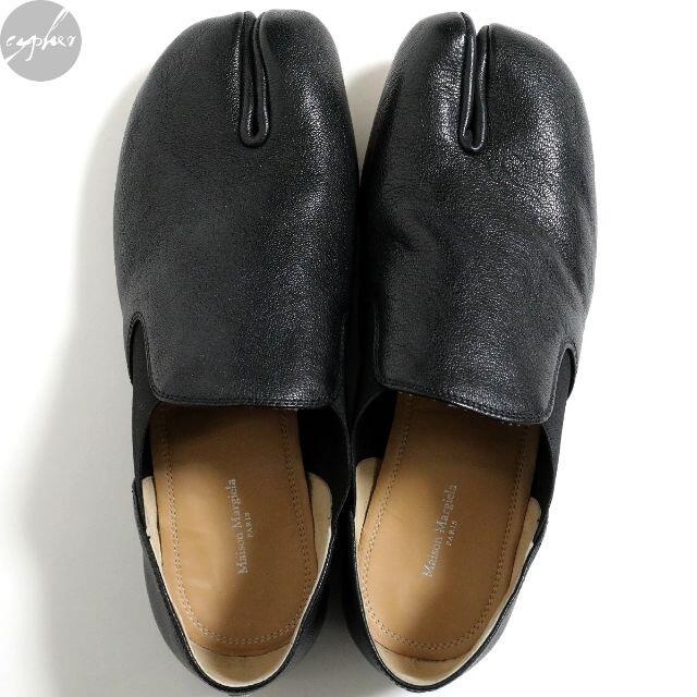 Maison Martin Margiela(マルタンマルジェラ)の41 新品 メゾンマルジェラ レザー 足袋 スリッポン 黒 タビ シューズ メンズの靴/シューズ(スリッポン/モカシン)の商品写真