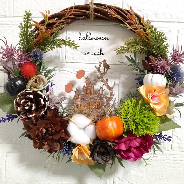 トトロ♡秋ハロウィンリース トトロ♡秋ハロウィンリース