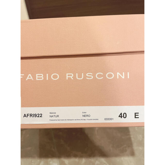 FABIO RUSCONI(ファビオルスコーニ)のfabio rusconi ファビオルスコーニ 40 ショートブーツ ブラック レディースの靴/シューズ(ブーツ)の商品写真