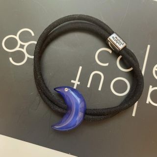 コレットマルーフ(colette malouf)の【新品】Colette Malouf☾CRESCENT Pony ブルー(ヘアゴム/シュシュ)