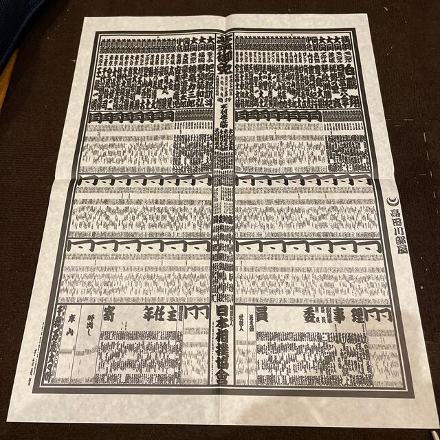 平成24年 日本相撲協会 番付表 の通販 by 神戸のゆうさん's shop 平成24年 日本相撲協会 番付表 の通販 by 神戸のゆうさん's shop