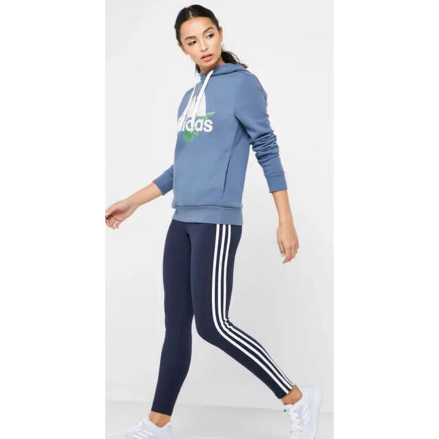 adidas(アディダス)の❣️新品　アディダス　レディース　ガールズ　3ストライプス タイツ　Sサイズ レディースのレッグウェア(レギンス/スパッツ)の商品写真