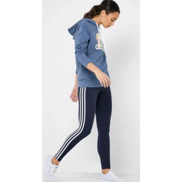 adidas(アディダス)の❣️新品　アディダス　レディース　ガールズ　3ストライプス タイツ　Sサイズ レディースのレッグウェア(レギンス/スパッツ)の商品写真