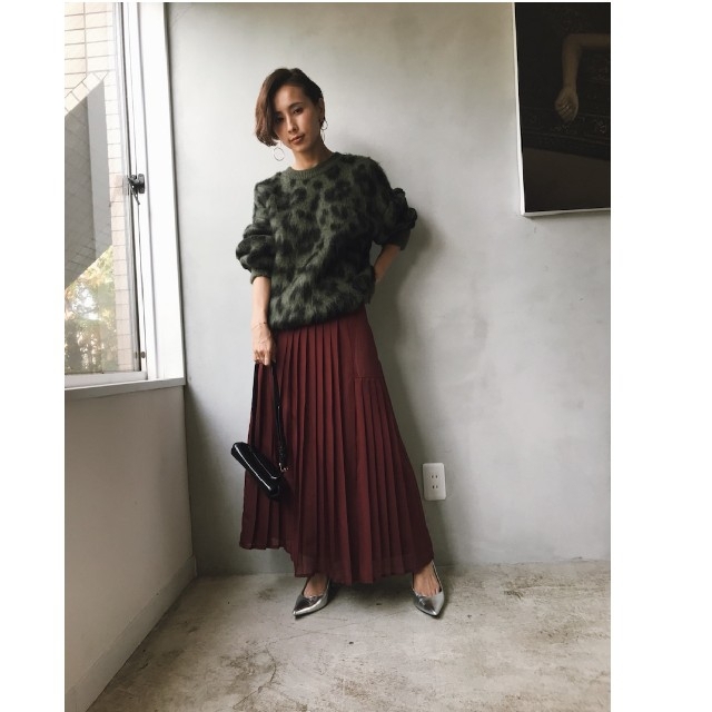 Ameri VINTAGE(アメリヴィンテージ)の※新品※AMERI アメリ / WAIST SHEER SKIRT レディースのスカート(ロングスカート)の商品写真