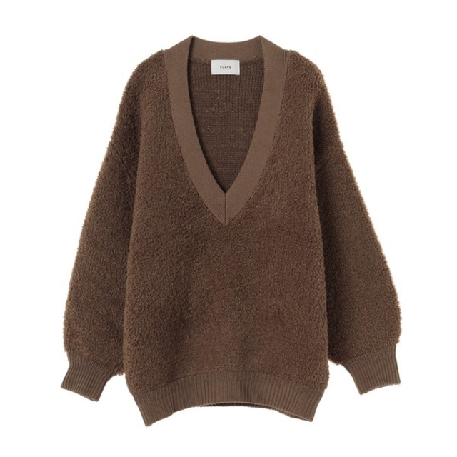 STUDIOUS(ステュディオス)の※新品※CLANE クラネ / BOA V NECK KNIT ニット レディースのトップス(ニット/セーター)の商品写真