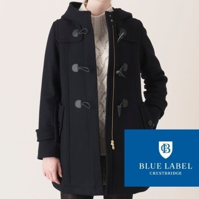 BLUE LABEL ブルーレーベル クレストブリッジ メルトン ダッフルコート