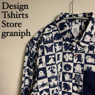 グラニフ(Design Tshirts Store graniph)の【美品】graniph  グラニフ　ポケモン　コラボ　総柄　シャツ(シャツ)