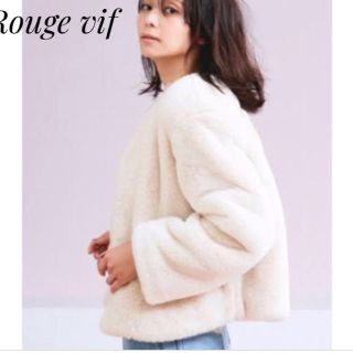 ルージュヴィフ(Rouge vif)のAshleeee さま【美品】Rouge vif ファーコート　モコモコ(毛皮/ファーコート)