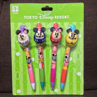 ディズニー(Disney)の【未使用・送料込・限定】ディズニーボールペンセット(ペン/マーカー)