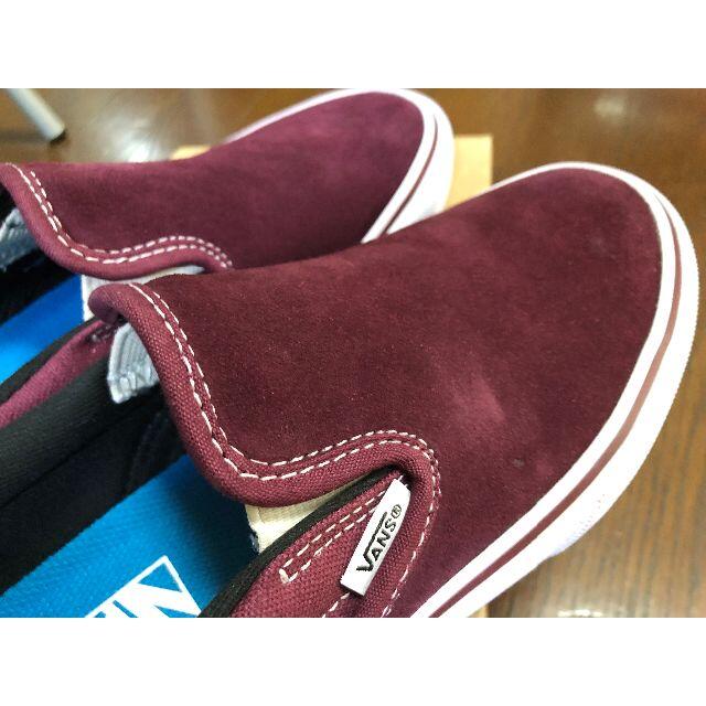 VANS(ヴァンズ)のVANS SLIP-ON V98CF スリッポン バーガンディ 箱付 24cm  レディースの靴/シューズ(スリッポン/モカシン)の商品写真