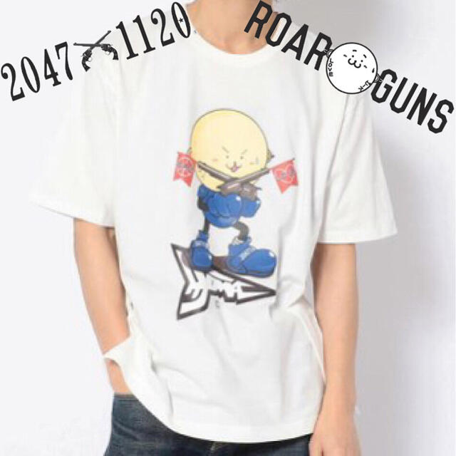 メンズレア　20471120 × roarguns ヒョーマ君　プリントTシャツ　L