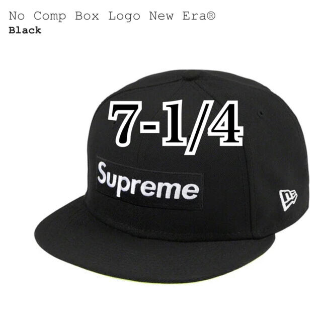 Supreme(シュプリーム)のNo Comp Box Logo New Era メンズの帽子(キャップ)の商品写真