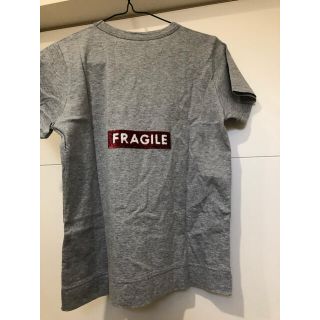 トリゾア　スパンコールTシャツ　グレー新品