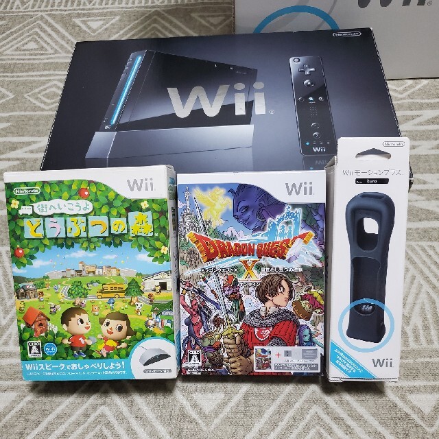 任天堂Wii 　本体+ソフト2本+コントローラーカバー