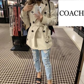 コーチ(COACH) ショートトレンチコート トレンチコート(レディース)の