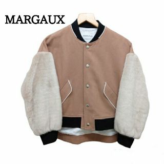 美品 MARGUAX マルゴー ブルゾン スタジャン ジャケット ファー(ブルゾン)