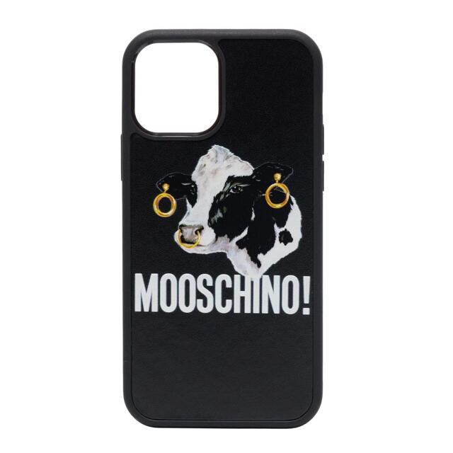 MOSCHINO(モスキーノ)の残１【新品】Moschino モスキーノ ウシ iPhoneケース スマホケース スマホ/家電/カメラのスマホアクセサリー(iPhoneケース)の商品写真