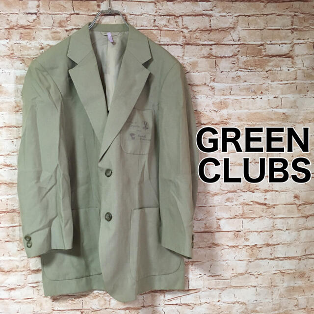 GREEN CLUBS(グリーンクラブ)のグリーンクラブ GREEN CLUBS テーラードジャケット リネン混 スーツ メンズのジャケット/アウター(テーラードジャケット)の商品写真