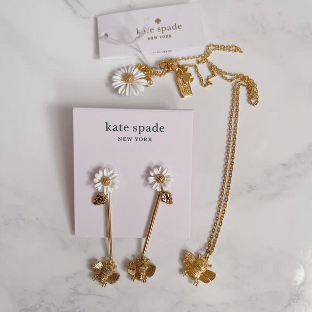 ケイトスペード ピアス ネックレス セット kate spade | フリマアプリ ラクマ