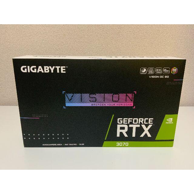 【非LHR】Gigabyte RTX3070 VISION OC 8G【保証付】