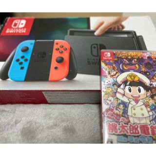 ニンテンドウ(任天堂)の任天堂 switch ニンテンドー スイッチ 本体 セット(家庭用ゲーム機本体)