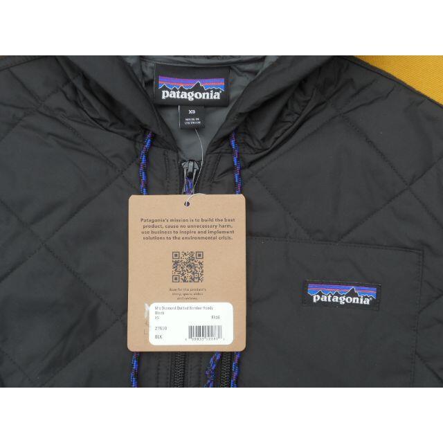 patagonia(パタゴニア)のパタゴニア Diamond Quilt Bomber Hoody XS BLK メンズのジャケット/アウター(ナイロンジャケット)の商品写真