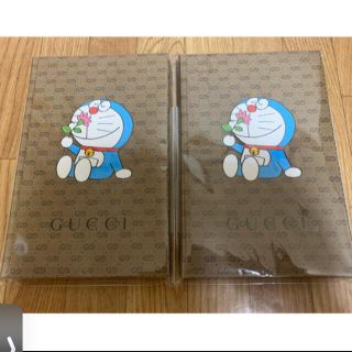 ショウガクカン(小学館)のドラえもん × GUCCI 限定コラボノート 2個セット(ノート/メモ帳/ふせん)