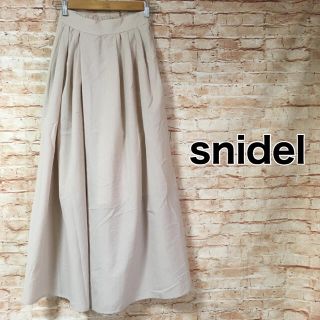 スナイデル(SNIDEL)のスナイデル snidel パンツ ガウチョ ワイド ロング 無地 カジュアル(カジュアルパンツ)