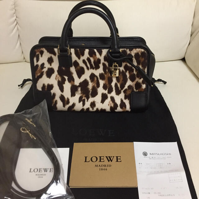 LOEWE - 価格変更❣️極美品❣️レア❣️ロエベ アマソナ 23 ハラコ ...