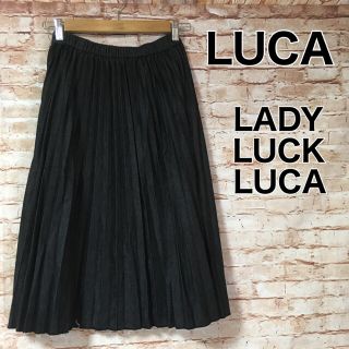 ルカ(LUCA)のルカレディラックルカ LADY LUCK LUCA スカート プリーツ ギャザー(ひざ丈ワンピース)