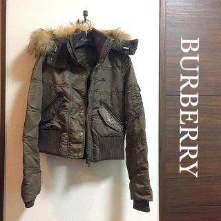 バーバリー(BURBERRY)のバーバリーブルーレーベル⭐︎リバーシブルボアジャケットコート(ダウンジャケット)