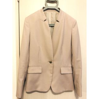 スーツカンパニー(THE SUIT COMPANY)のベージュスタンドカラージャケット【THE SUIT COMPANY】(テーラードジャケット)