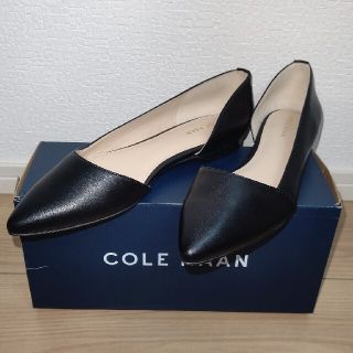 コールハーン(Cole Haan)のCOLE HAAN パンプス レザー ブラック 23.5cm(ハイヒール/パンプス)