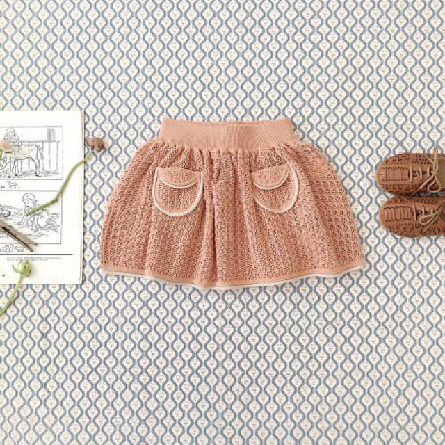 キッズ/ベビー/マタニティ最終値下げ！未使用！SOOR PLOOM Norma skirt clay 8y