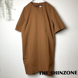 シンゾーン(Shinzone)のTHE SHINZONE／ボックスOP(BRN(ひざ丈ワンピース)