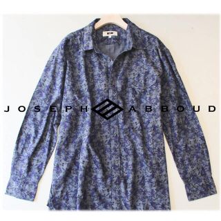 ジョゼフ(JOSEPH)の《ジョセフ アブード》新品 シャドーストライプ ヘリンボーン 花柄シャツ 4L(シャツ)