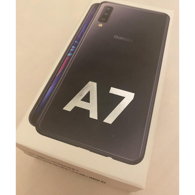 galaxy a7 ブラック　新品未開封