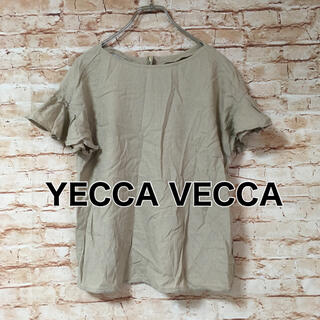 イェッカヴェッカ(YECCA VECCA)のイェッカヴェッカ YECCA VECCA カットソー シャツ 半袖 フリル袖(カットソー(半袖/袖なし))